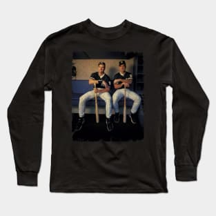 Paul O'Neill and Tino Martinez in New York Yankees Long Sleeve T-Shirt